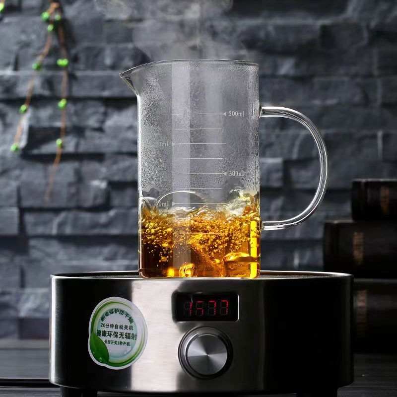 Borosilicate Glass Measuring Cup 500ml High Borosilicate Glass Home Use With Handle and Measure Line