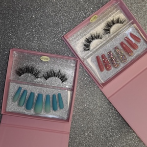 Vente en gros, ensemble de pointes de cils, presse personnalisée sur les ongles, vente en gros, livraison gratuite - Product Image 4