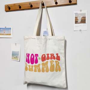 Bolsa de Compras de Lona de Algodón al por Mayor, Estilo Personalizado, Plegable, Reutilizable, con Logotipo Impreso Personalizado - Product Image 2