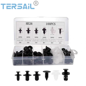 Clips de Fijación de General Motors, Caja de 100 Piezas, Tornillos de Nylon para Uso Automotriz - Product Image 1