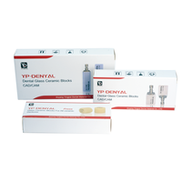 Vente flash Bloc de silicate A16 avec trous Matériel de laboratoire dentaire Blocs de disilicate de lithium CAD CAM pour implant 4 pièces/boîte