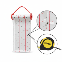 Rouleau de papier collant inodore pour moucherons, ruban adhésif anti-insectes à suspendre, attrape-insectes jetable pour entrepôt, serre, intérieur