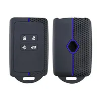 Pour Captur Koleos Kadjar Zoe Arkana Dongfeng Correga : Housse de clé de voiture en silicone motif nid d'abeille OLIVER
