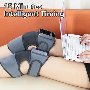 JH289, rodilleras de doble calefacción, recargable, compresa caliente, masaje, vibración, calor, dispositivo de masaje para articulaciones de rodilla de piernas viejas y frías - Product Image 6