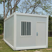 Micro Beach Portable Cabane Bungalow Préfabriqué Kit Plat Modulaire Casa Maison Conteneur pour Bureau à Domicile en Panneau Sandwich en Acier