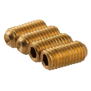 Raccords de tuyauterie en laiton NPT BSPT, bouchon hexagonal fraisé, raccord de tuyau à tête hexagonale interne en laiton, bouchon de tuyau fileté mâle pour vanne - Product Image 1