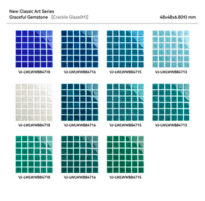 Đồng thau và đá cẩm thạch Gạch <span class=keywords><strong>Mosaic</strong></span> hồ bơi gạch lát sàn gạch cho Craft DIY sứ khảm - Product Image 6