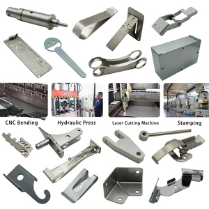 Pelat Bending OK logam lembaran kustom aluminium baja tahan karat lembar las cap logam - Product Image 1