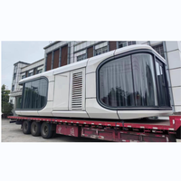 Maisons modulaires écologiques imperméables en structure acier haut de gamme Sinoy, maison-capsule préfabriquée, hôtel mobile de 40 pieds, couleur personnalisée
