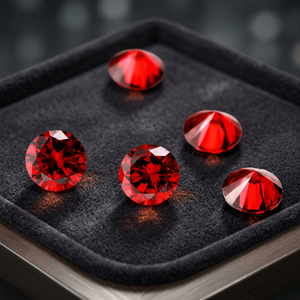 Pierre précieuse de 1 mm par pièce, certifiée IGI, grenat naturel taille brillant, prix d'usine en gros, haute qualité, facetté, transparent, en vrac - Product Image 3