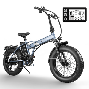 Vélo électrique pliable F6pro-s du stock Brésil, 900W, 5 vitesses, VTT électrique, batterie lithium 48V, pneus larges pliables 20 pouces - Product Image 1