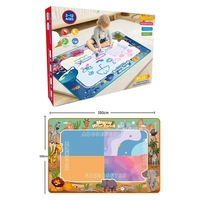 Tapis de Dessin Éducatif pour Enfants sur le Thème de la Vie Marine, Personnalisable en Usine, pour Dessin à l'Eau