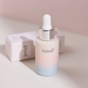 Thấp Moq 50Ml 80Ml Gradient Màu Tím Xi Lanh Bao Bì Mỹ Phẩm Tinh Chất Thủy Tinh Râu Thuộc Thuộc Về Dầu <span class=keywords><strong>Dropper</strong></span> Chai Với Sliver Cap - Product Image 3