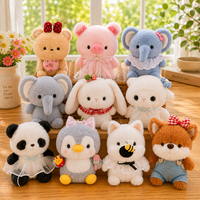 Peluche douce personnalisée, petite poupée en peluche, porte-clés, poupées en peluche coréennes