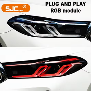 Module de phare RGB de haute qualité SJC <span class=keywords><strong>pour</strong></span> BMW 6GT G32 LCI 2020-2023, <span class=keywords><strong>accessoires</strong></span> de <span class=keywords><strong>voiture</strong></span> plug and play, module de feux de jour - Product Image 1
