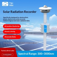 Enregistreur de rayonnement solaire total à thermopile, suivi entièrement automatique de la rayonnement solaire direct et diffus, environnemental photovoltaïque