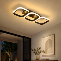 Luminaire suspendu LED minimaliste moderne, montage en surface, lampe géométrique pour salon, couloir, balcon, décoration intérieure