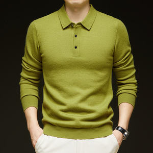 Moda autunno e inverno nuovo maglione da uomo di alta qualità <span class=keywords><strong>Pullover</strong></span> Casual <span class=keywords><strong>POLO</strong></span> <span class=keywords><strong>Polo</strong></span> a maglia a maniche lunghe - Product Image 6