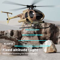 Hélicoptère RC C189 Bird MD500 à l'échelle 1:28 avec double moteur brushless, simulation de gyroscope 6 axes, modèle de jouet