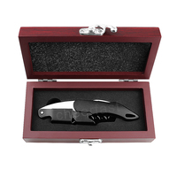 Cheerfast Accessoires Meilleur tire-bouchon Peut enlever divers bouchons de liège Couleur noire Poignée en plastique Tire-bouchon à vin Ouvre-bouchon à vin