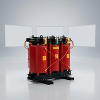Transformateur sec Nachuan SCB-250/33 intérieur/extérieur, sortie 400V, IP20-IP43, boîtier en acier inoxydable, construction entièrement scellée