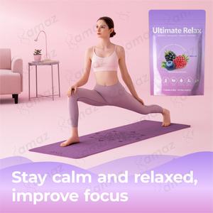 Amaz oem/odm פרטי תווית מפעל לספק רגוע אבקת מגנזיום רגוע לעזור הגוף & רגשות להירגע - Product Image 3