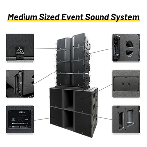 Ensemble de 8+4 enceintes passives 4800W K212 avec double subwoofer K28 – Système audio professionnel pour concerts K212+KS28 8+4 - Product Image 3