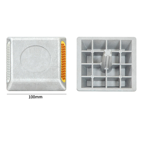 Catarifrangente Stradale in Alluminio Pressofuso <span class=keywords><strong>per</strong></span> la Sicurezza del Traffico, Segnalatore Orizzontale Riflettente con Punta <span class=keywords><strong>per</strong></span> Autostrade - Product Image 2