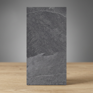 Azulejos de Porcelana con Aspecto de Piedra para Paredes y Pisos, Piedra de Pizarra Nero, 600x1200 mm, Superficie Mate Antideslizante - Product Image 4
