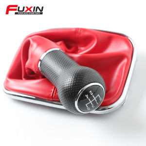 Poignée de levier de vitesses en cuir Fuxin 23 mm 5/6 vitesses pour Golf, transmission manuelle - Product Image 2
