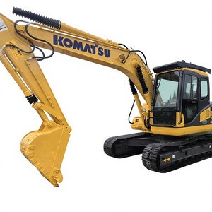 Excavadoras Komatsu PC130 |   Excavadora de cadenas usada de 13 toneladas, fabricada en Japón |   Maquinaria de Movimiento de Tierras de Segunda Mano, Bomba Hidráulica KYB - Product Image 1