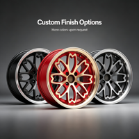 Jantes en alliage forgé monobloc VIP JDM 20 et 21 pouces, style riveté en deux parties, disponibles en deux pièces, compatibles avec LS Crown Q70 S Class GS