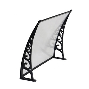 Chất Lượng Cao Vườn Nguồn Cung Cấp Ánh Sáng Truyền Qua Tán Carport Cửa Sổ Bán Tốt Nhất Polycarbonate Mái Hiên Cửa Tán Cho Quán Cà Phê - Product Image 1