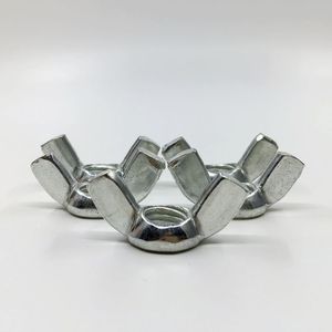 Stainless Steel Wing Nuts M4 M5 M6 M8 M10 M30 Metric DIN934 Swaged Thumb Drive Grade A Class 8.8 - Product Image 1