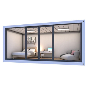 Panneau sandwich en acier à assemblage rapide pour maison de conteneur pliante préfabriquée détachable de la Chine pour une utilisation en hôtel de centre commercial résistant aux catastrophes - Product Image 1