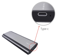 Kotak Hard Disk Eksternal SSD M.2 NVME NGFF M.2 SATA ke USB 3.1 Tipe C, Casing Aluminium NGFF