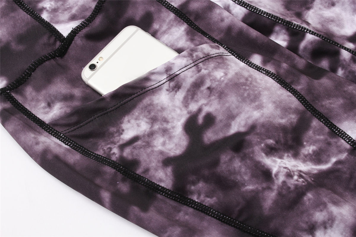 Fashion 2021 hot sale sexy tie dye yoga leggings workout legging women gym leggings