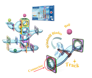 Colorido fuerte bloque de construcción magnético juguete coche Stem imán Juguetes - Product Image 5