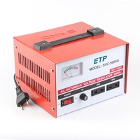 Stabilisateur de tension automatique monophasé 3 KVA à commande par relais, en cuivre, régulateur de tension SVC AVR