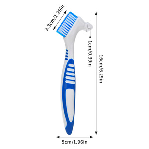 Vendita calda di nuovo Design <span class=keywords><strong>spazzolino</strong></span> da denti <span class=keywords><strong>per</strong></span> protesi monouso con setole di Nylon medio e duro <span class=keywords><strong>per</strong></span> uso domestico sbiancamento manuale PP manico - Product Image 3