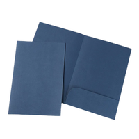 Dossiers de présentation personnalisables avec pochettes, en papier couché, pour documents professionnels, avec logo et taille personnalisables