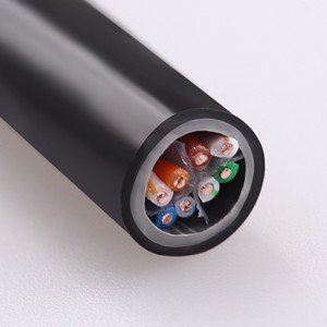 <span class=keywords><strong>Noir</strong></span> 305M RJ45 extérieur CAT6 câble Ethernet 1000ft UTP Ethernet LAN réseau paire torsadée enterrement direct <span class=keywords><strong>POE</strong></span> données réseau - Product Image 5
