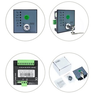 แผงควบคุมเครื่องกำเนิดไฟฟ้าดีเซล 701Ms พร้อมกุญแจสตาร์ท โมดูลสวิตช์แบบแมนนวลและอัตโนมัติ - Product Image 5