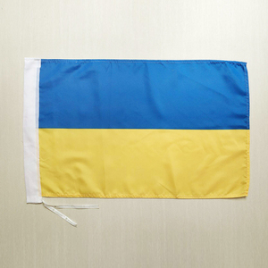 <span class=keywords><strong>Bandera</strong></span> de <span class=keywords><strong>Ucrania</strong></span> Azul y Amarilla de Poliéster 100% al por Mayor, 3x5 pies, Banderas de Coche, Banderas de Países - Product Image 1