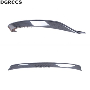DGRCCS Q50 Q50S Q50L 2013-2023 Honeycomb Carbon Fiber Non-Perforated Polished UV Paint <b>Rear</b> <b>Spoiler</b> Trunk - Product Image 4