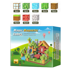 Juguete Magnético de Bosque Primitivo, Cubos Magnéticos de Construcción, Juego Educativo de Plástico - Product Image 4