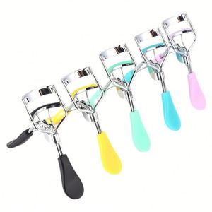 Ulikeke Colorful Duck Tongue Handle Wide-Angle Portable Stainless Steel Beauty <b>Tool</b> Eyelash Curler - Product Image 1