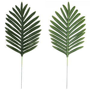 Feuilles de palmier artificielles Guanyi 47 cm en plastique et soie pour la décoration de mariage et de la maison - Product Image 5