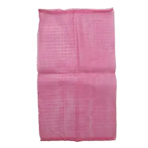 中国工厂100% pp 25千克绿色红色黄色粉色雷诺网网果蔬木柴袋带定制标志