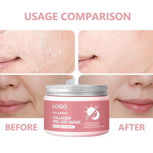 Mascarilla Facial de Colágeno Hidrolizado OEM para un Cuidado de la Piel Radiante, Mascarilla Nocturna Exfoliante de Limpieza Profunda - Product Image 3
